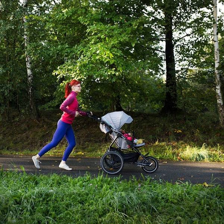 X-Lander X-Run Wózek Głęboko-Spacerowy z Torbą Evening Grey