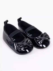 Scorpio Buciki Dziewczęce Czarne Lakierki Rozmiar 9-15 Miesięcy