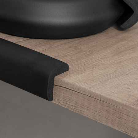 Sipo Piankowa Taśma Zabezpieczająca Kanty i Rogi Mebli 2m Czarny