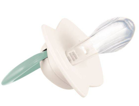 Canpol Babies Smoczek Silikonowy 0-6 mcy Symetryczny Pure Color 2 szt 22/655 Beige