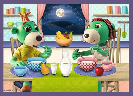 Trefl Puzzle Wieczorne Rytuały Treflików - Dobranoc, Trefliki na Noc