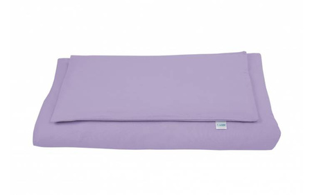 Waldin Łóżeczko 5w1 z Kołyską i Wyposażeniem Szare + Fioletowe Dodatki