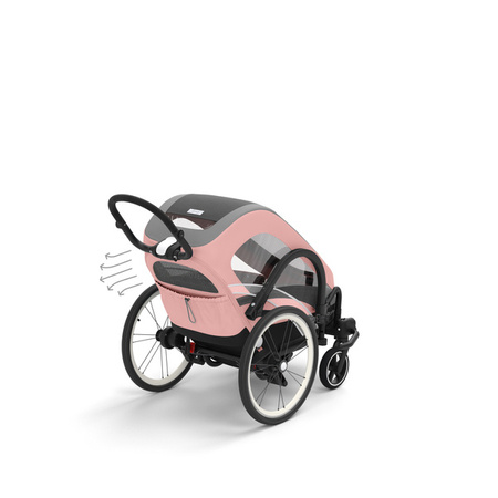 Cybex Zeno Bike Przyczepka Rowerowa Light Pink