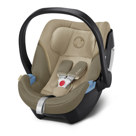 Cybex Aton 5 Fotelik Samochodowy 0-13kg + Baza Aton 2-Fix + Letnia Tapicerka Classic Beige