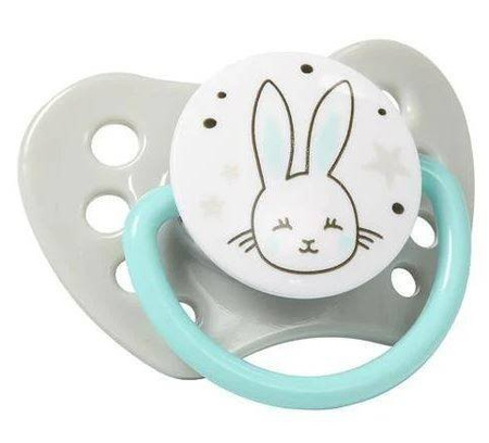 Babyono Smoczek Anatomiczny Silikonowy 2 Sztuki 0-3 M-cy Natural Nursing 1226/01