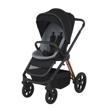 Espiro Miloo Wózek Głęboko-Spacerowy 10 Diamond Black