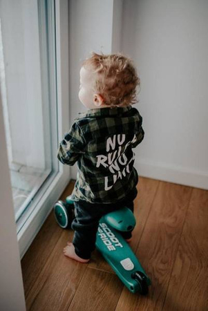 Scootandride Highwaykick 1 Jeździk i Hulajnoga 2w1 1-5 Lat + Scootandride Kask S-M Forest