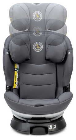 Strochenmuehle Niki Kid Fotelik Samochodowy 75-150cm Asphalt