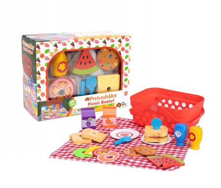 Fat Brain Toy Pretendables Zestaw Piknikowy w Koszyku