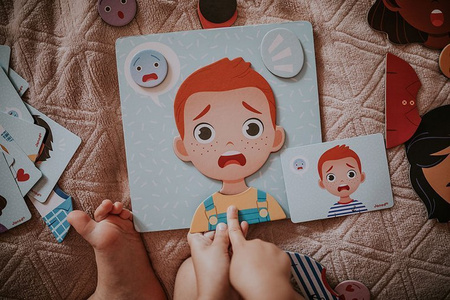 Janod Magnetyczna układanka Emocje