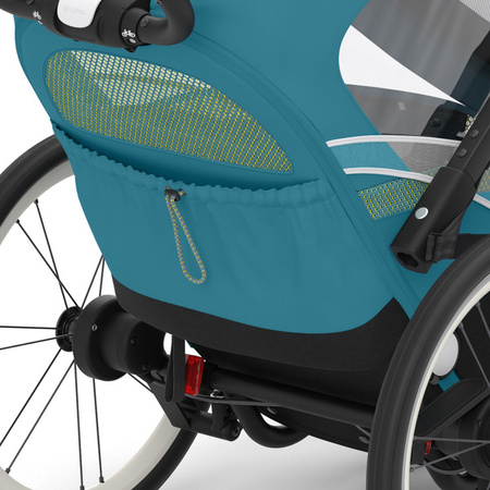 Cybex Zeno Bike Przyczepka Rowerowa Mid Turquoise