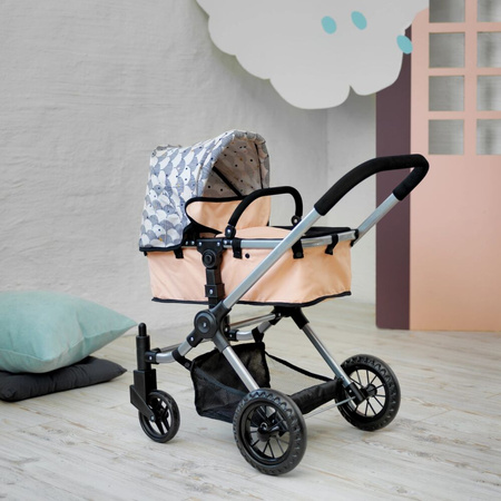 Skrallan Wózek Dla Lalek Premium 3 w 1