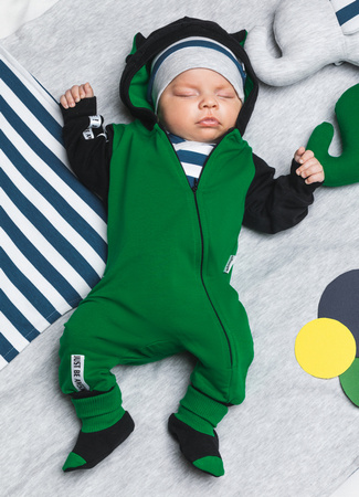Bamar, Pajac dresowy, chłopięcy, zielony ALEX r. 56
