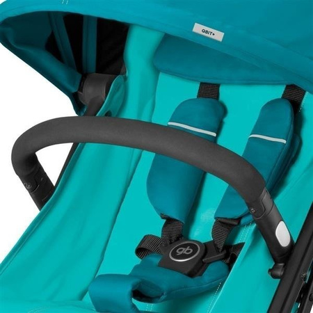 GB Qbit + Wózek Spacerowy Silverfox Grey