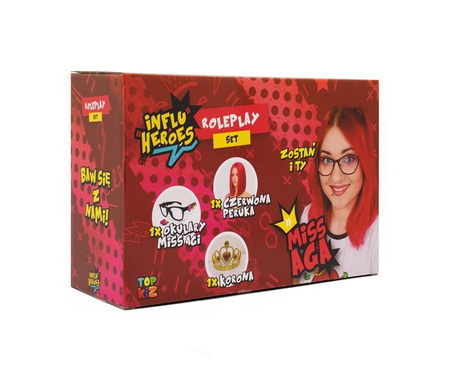 Zestaw Top Kiz Influ heroes Zestaw Miss Aga odgrywanie ról