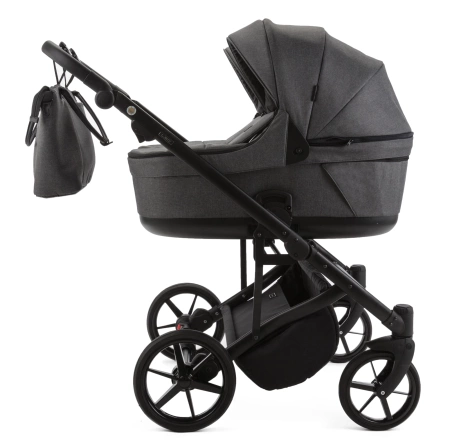 Adamex Leo Wózek Głęboko-Spacerowy Blizniaczy TK-57 Grafitowy