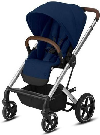 Cybex Balios S Lux Wózek Spacerowy Navy Blue - Srebrna Rama 2022