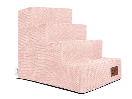 Petto Schodki Dla Psa Takai 4 Stopnie Jasno Różowe