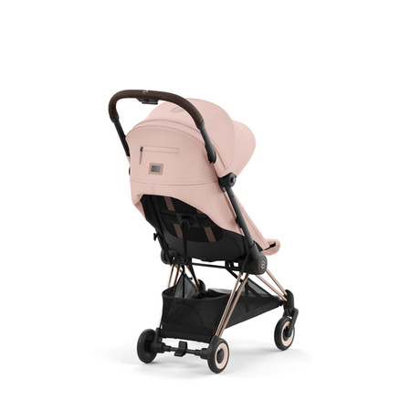Cybex Coya Wózek Spacerowy Rama Rosegold Peach Pink + Pałąk do Wózka