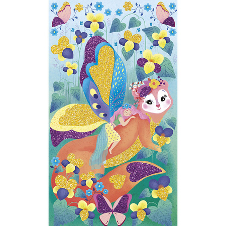 Janod Zestaw kreatywny Magiczny brokat Wróżki Magic Fairies 5+