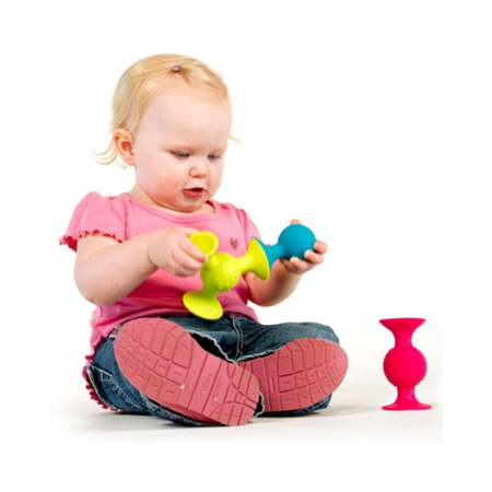 Fat Brain Toy Bobo Pipsquigz 3 Grzechotki Przyssawki