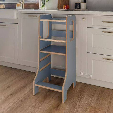 Baby Wood Slim M Kitchen Helper Błękitny