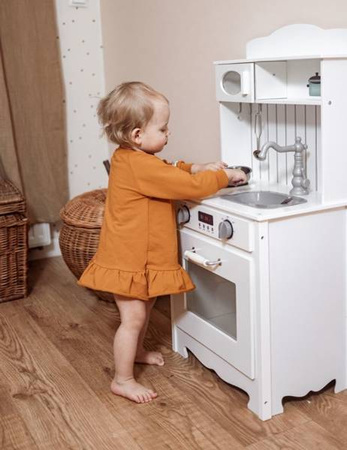 HyperMotion Drewniana Kuchnia Dla Dzieci + Akcesoria