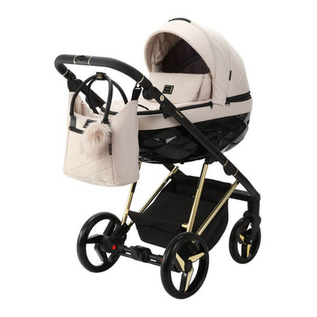 Adamex Quantum Special Edition Wózek Głęboko-Spacerowy 2w1 Beżowy TK-767