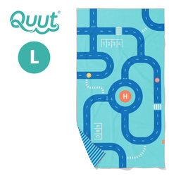 QUUT Dwustronny ręcznik plażowy PlayTowels L (180 x 100cm) Road