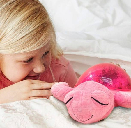 Cloud B Twilight Turtle Lampka Żółw Podwodny Różowy