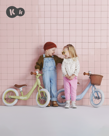 Kinderkraft Rapid Rowerek Biegowy z Koszykiem Niebieski