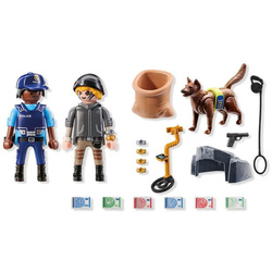 Playmobil City Action Poszukiwanie śladów z psem tropiącym 71731