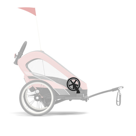 Cybex Zeno Bike Przyczepka Rowerowa Light Pink