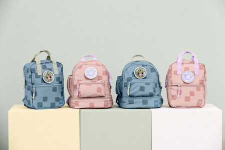 Lassig Plecak mini kwadratowy Pattern Party Blue
