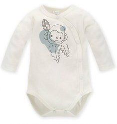 Pinokio Body Rozpinane z Długim Rękawem  68