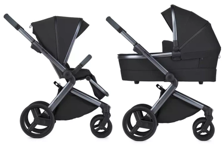 Anex L/Type Wózek Głęboko-Spacerowy z Okryciem Na Nóżki i Plecakiem Onyx