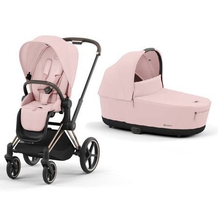 Cybex Priam 4.0 Wózek Głęboko-Spacerowy Peach Pink