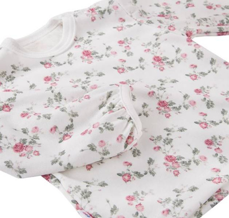 Bluzka Roses Biała Druk 62
