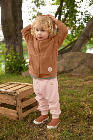 Lassig Ultrawygodne elastyczne trampki dziecięce z antypoślizgową podeszwą Splash & Fun caramel, rozm. 23