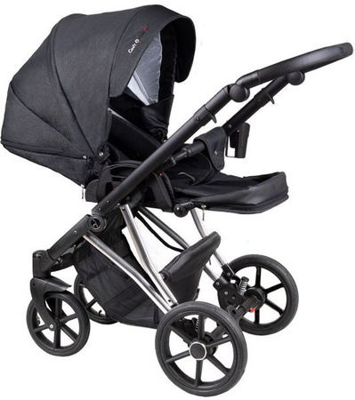 Coletto Craft Wózek Głęboko-Spacerowy 2w1 C-04 Czarna Rama