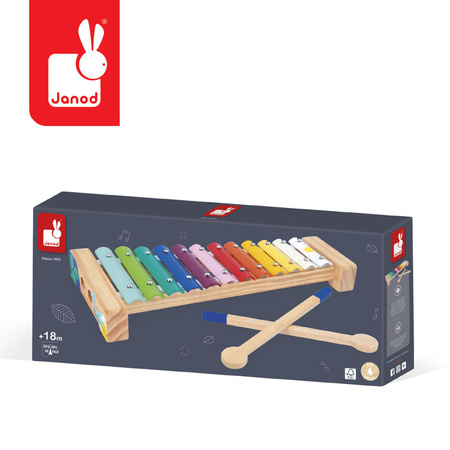 Janod Ksylofon cymbałki Gioia 18m+