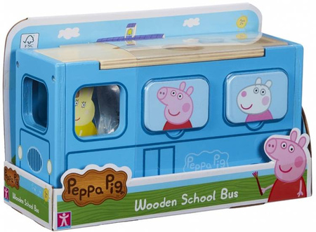 TM Toys Peppa Sorter Drewniany Autobus