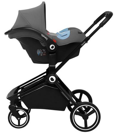 Lionelo Mika Wózek Głęboko-Spacerowy 2w1 Grey Stone