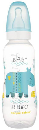 Canpol Babies Butelka Wąska 330 ml Turkusowa 59/205_tur