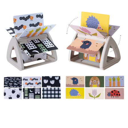 Taf Toys Obracająca się Książeczka Grzechocząca – Stymulacja Wzroku i Motoryki