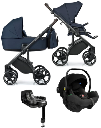 Roan Bass Next Wózek Głęboko-Spacerowy 2w1 + Avionaut Pixel Pro 2.0 C Fotelik Samochodowy + Baza