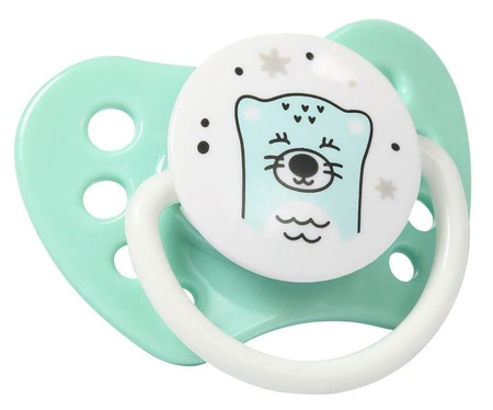 Babyono Smoczek Anatomiczny Silikonowy 2 Sztuki 0-3 M-cy Natural Nursing 1226/01