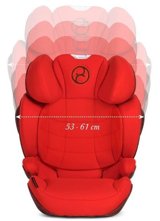 Cybex Solution Z-fix Fotelik Samochodowy 15-36kg Victory Black - Ferrari