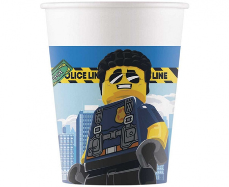 Lego Godan Kubeczki papierowe Lego City 200 ml 8 szt.