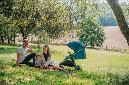 Espiro Wave Wózek Spacerowy 107 Silver Grey